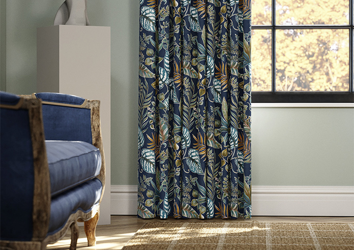 Paloma, Indigo - Made to Measure Curtain - Image 5